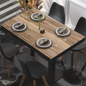 BRASIL | Piano tavolo per ristoranti | L:P 110 x 60 cm | Sheesham | Rettangolare