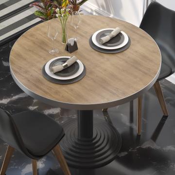 BRASIL | Gastro table top | Ø 80 cm | Oak | Round