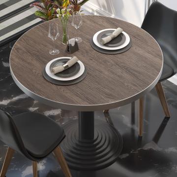 BRASIL | Gastro table top | Ø 60 cm | Light Wenge | Round