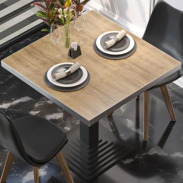 BRASIL | Gastro table top | W:D 80 x 80 cm | Oak | Square