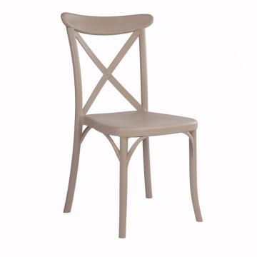 PORTO Bistro Patio Chair | Coffee | Impilabile