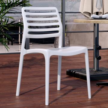 MONTREAL | Krzesło plastikowe | Białe