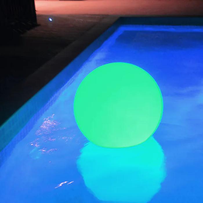 Boule LED multicolore avec télécommande Ø40 cm