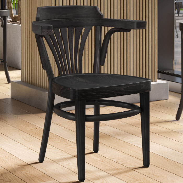 CHAUSEY | bentwood chair | wood | black | bentwood