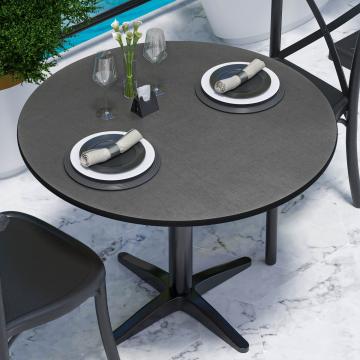 COMPACT | HPL table top | Ø 60 cm | Anthracite | Round
