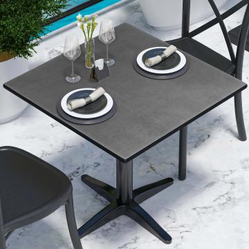 COMPACT | HPL table top | W:D 70 x 70 cm | Anthracite | Square