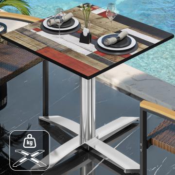 CPTG | Bistro Table | W:D:H 60 x 60 x 75 cm | Vintage Coloured / Aluminium | Additional Weight