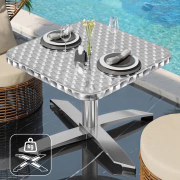 CT | Bistro Lounge Table | 60x60xH39cm | Rostfritt stål / Aluminium | Extra vikt