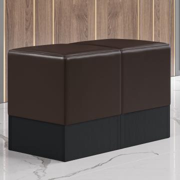 CUBO | Cube Seating Set | Brown | Leather