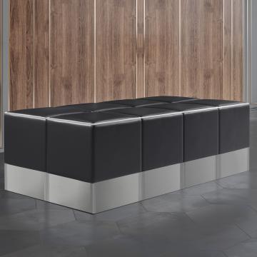 CUBO | Cube Seating Set | Black | Leather