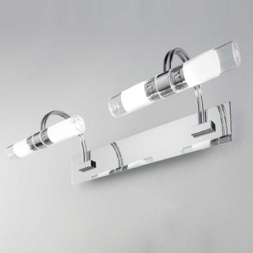 Spiegel Modern | Chrom | Lampe Badezimmerlampe