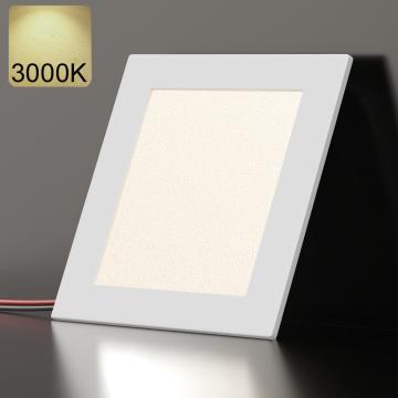 EMPIRE | LED Einbaupanel | 225x225mm | 22W / 3000K | Warm Weiß | Quadrat