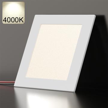 EMPIRE | Panneau LED encastrable | 146x146mm | 9W / 4000K | Blanc neutre | Carré