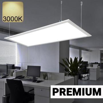 EMPIRE 1 | Panel LED colgante | 30x120cm | 40W / 3000K | Blanco cálido | Transformador regulable