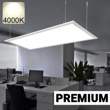 EMPIRE 1 | Panneau LED suspendu | 30x120cm | 40W / 4000K | Blanc neutre | Transformateur Dimmable