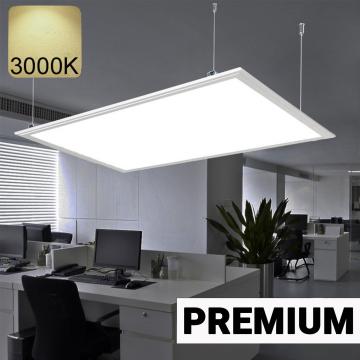 EMPIRE 1 | Panneau LED suspendu | 60x120cm | 60W / 3000K | Blanc chaud | Transformateur Dimmable