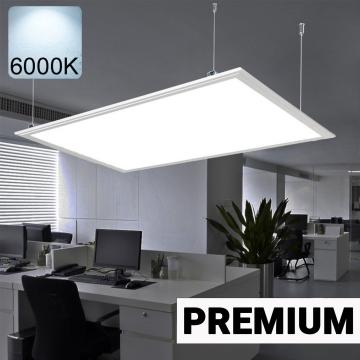 EMPIRE 1 | Suspended LED Panel Light | 60x120cm | 60W / 6000K | Cool White | Dimmable transformer
