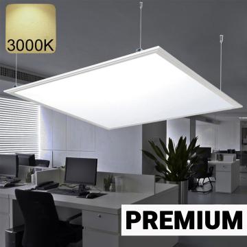 EMPIRE 1 | Panneau LED suspendu | 60x60cm | 40W / 3000K | Blanc chaud | Transformateur Dimmable