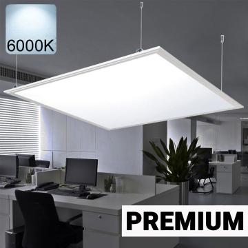 EMPIRE 1 | Suspended LED Panel Light | 60x60cm | 40W / 6000K | Cool White | DALI Transformer Dimmable