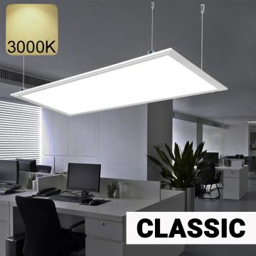 EMPIRE 2 | Panel LED colgante | 30x120cm | 40W / 3000K | Blanco cálido | Transformador