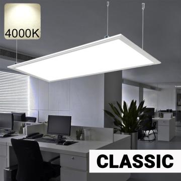 EMPIRE 2 | Suspended LED Panel Light | 30x120cm | 40W / 4000K | Neutral White | Transformer