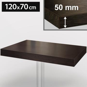 ESPANIA Bistro Tischplatte | 120x70cm | Wenge | Holz