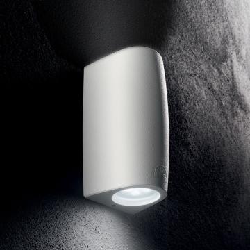 FIONA udendørs LED-væglampe 4,5W GU10 grå moderne spotlight 14cm IP66