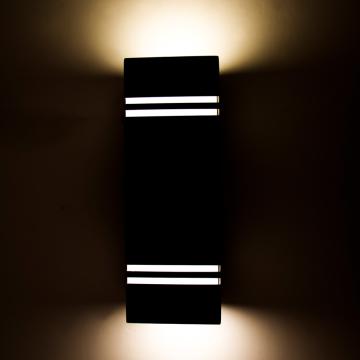 Zewnętrzna lampa ścienna FRANS Antrhazit GU10 2x35W 9x25cm IP44 A++ do E