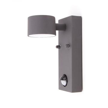 FRANS LED Outdoor Sensor Wall Light Czujnik ruchu Antrhazit 7W 11x16cm IP44 700lm 5000h