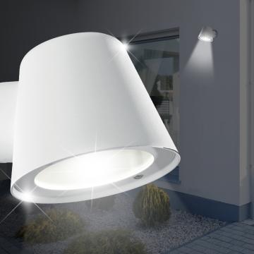 Spotlight Wall Light OUTSIDE Ø115mm | Design | Modern | White | Alu Wall Spot Wall Light