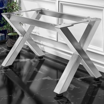 JUANA | Bistro Table Frame | L: W: H: 119 x 80 x 73cm | 2 x Connectors | Stainless Steel | 