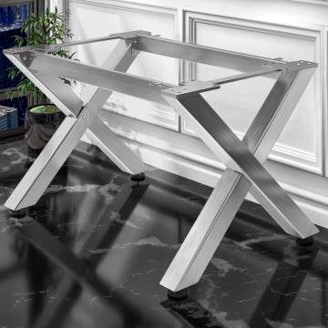 JUANA | Bistro Table Frame | L: W: H: 119 x 90 x 73cm | 2 x Connectors | Stainless Steel | 