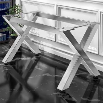 JUANA | Bistro Table Frame | L: W: H: 139 x 80 x 73cm | 2 x Connectors | Stainless Steel | 