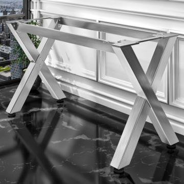 JUANA | Bistro bar table frame | L: W: H: 159 x 60 x 105cm | 2 x connectors | stainless steel 