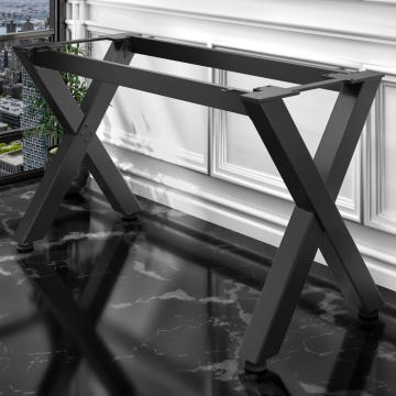 JUANA | Bistro Bar Table Frame | L: W: H: 159 x 60 x 105cm | 2 x Connectors | Black 