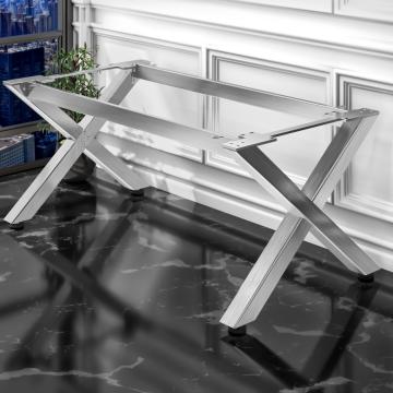 JUANA | Bistro Table Frame | L: W: H: 179 x 100 x 73cm | 2 x Connectors | Stainless Steel | 