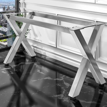 JUANA | Bistro bar table frame | L: W: H: 179 x 60 x 105cm | 2 x connectors | stainless steel 