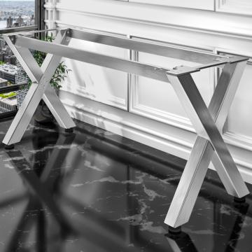 JUANA | Bistro bar table frame | L: W: H: 199 x 60 x 105cm | 2 x connectors | stainless steel 