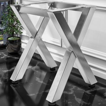 JUANA | Bistro bar table frame | L: W: H: 79 x 60 x 105cm | 2 x connectors | stainless steel 