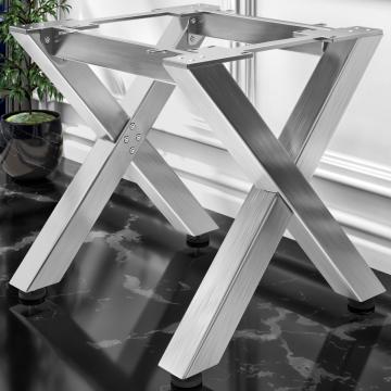 JUANA | Bistro Table Frame | L: W: H: 79 x 80 x 73cm | 2 x Connectors | Stainless Steel | 
