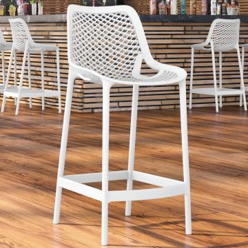 KRABI | Plastic bar stool | White | Plastic