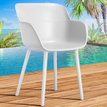 LAGOMERA | Molded Plastic Chair | White | Plastic