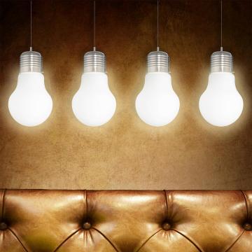Glow Bulb Suspension Lamp Design | Vit | Glas