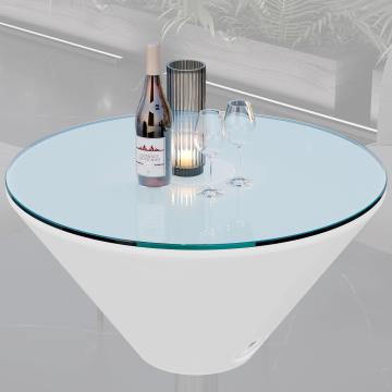 MARTINI | Stół szklany okrągły Ø70cm