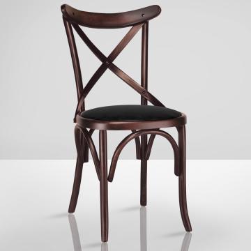 MAUDEZ | Bentwood Chair | Wenge | Bentwood | Black leather