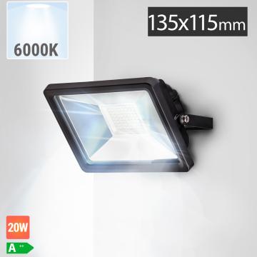 MAX | LED strålkastare | 20W | 6000K | Kall vit
