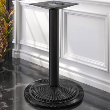 MAXIM | High Table Base | Black | Foot: Ø 45 cm | Column: 7.6 x 109 cm