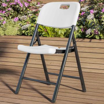 MIO | Krzesło imprezowe | Białe | Plastikowe | Składane