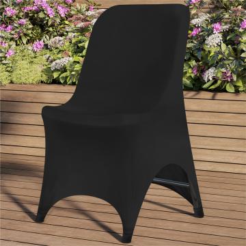 MIO COVER | Elastyczny pokrowiec na krzesło | Czarny