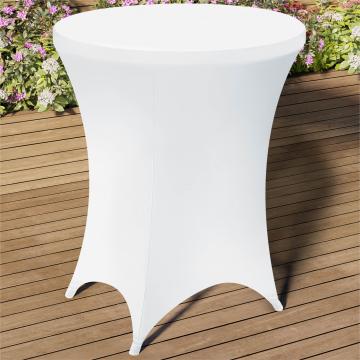 MIO COVER | Elastic Table Cover | Bar Table Cover | White